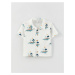 LC Waikiki LCW Baby Polo Neck Patterned Shirt for Baby Boy