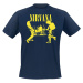 Nirvana Tričko Stage Unisex Navy Blue