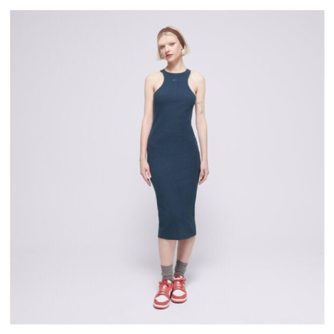 Nike Šaty W Nsw Nk Chll Knt Rib Midi Drs