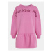 Calvin Klein Jeans Úpletové šaty Hero Logo IG0IG02227 Ružová Regular Fit