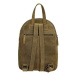 Hide & Stitches Tmavozelený módny kožený batoh „Heaven“ 12L