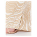 Calvin Klein Bavlnené nohavice Wave Print Wide K20K205220 Béžová Regular Fit
