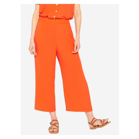 LolaLiza Plisované nohavice  oranžová