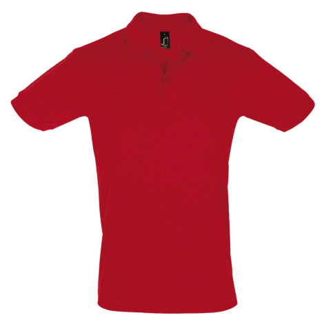 SOĽS Perfect Men Pánska polokošeľa SL11346 Red