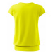 Dámske trendové tričko, citrónová