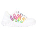 Dievčenská rekreačná obuv SKECHERS Uno Lite Love Brights white