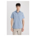 DEFACTO Slim Fit Short Sleeve Shirt