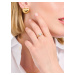 Thomas Sabo TR2474-414-14-54 Gold-plated prstýnek with white Stone in Brilliant-cut