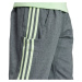 Nohavice adidas Essentials Single Jersey Tapered Open Hem 3-Stripes M IS1367