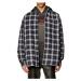 Bunda Diesel S-Dewny-Double-Check-A Jacket Black