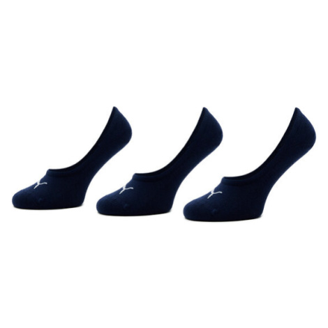 Puma Súprava 3 párov krátkych ponožiek unisex Footie 3P Unisex 906930 Tmavomodrá