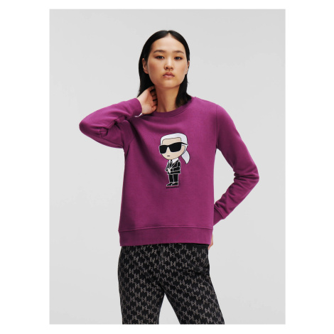 Purple Women's Sweatshirt KARL LAGERFELD - Women