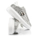 Tenisky Karl Lagerfeld Kapri Karl Nft Lo Lace Heavy Glitter Silver