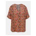 Pink-orange floral loose blouse ONLY Nova - Women