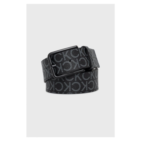 Kožený opasok Calvin Klein pánsky,čierna farba,K50K508319