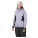 Hannah Nela Hoody Dámska športová zimná mikina 10047392HHX lavender aura/anthracite