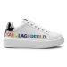 KARL LAGERFELD Sneakersy KL62226 Biela