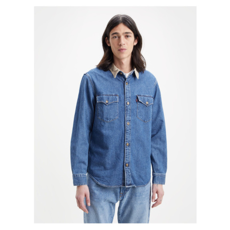 Modrá pánska rifľová košeľa Levi's® Western Levi´s