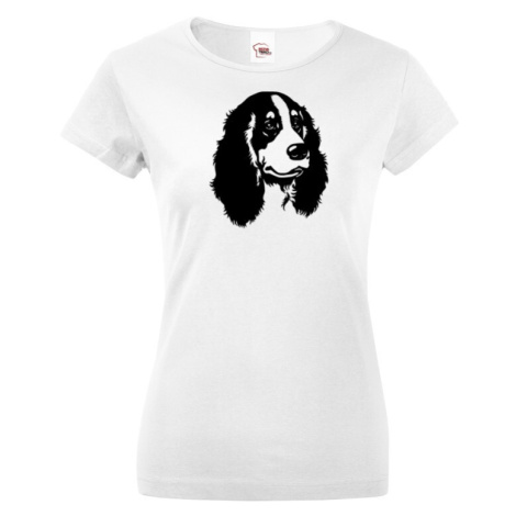 Dámske tričko pre psíčkarov alebo poľovníkov s motívom Kokeršpaniela