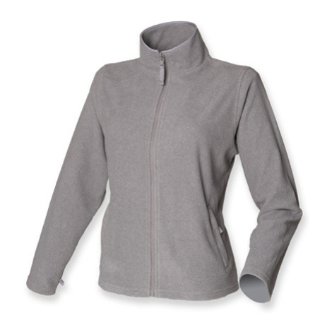 Henbury Dámska mikrofleecová bunda H851 Heather Grey