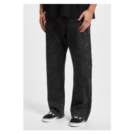 Men's Thug Life Acid Sweat Sweatpants - Black