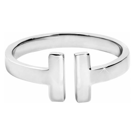 Troli Otvorený oceľový prsteň pre ženy 58 mm