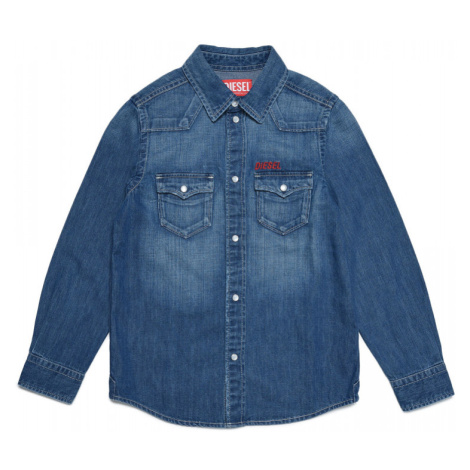 Košeľa Diesel Ceko Shirt Blue Denim