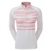 Footjoy Half-Zip Jersey Watercolour White Mikina