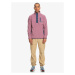 Quiksilver mikina No Destination 2 Half Snap dusty orchid