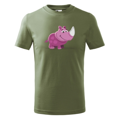 Detské tričko s nosorožcom - tričko pre milovníkov zvierat
