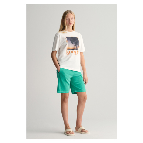 TEPLÁKOVÉ ŠORTKY GANT SUNFADED SWEAT SHORTS DEEP POOL