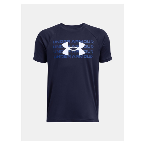 Tričko Under Armour UA B TECH WM LOGO SS