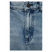 Detské rifľové krátke nohavice Sisley nastaviteľný pás