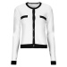 Karl Lagerfeld  CLASSIC LSLV CARDIGAN  Vesty bez rukávov/Cardigany Biela