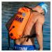 Plavecká bójka borntoswim swimrun backpack buoy oranžová