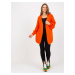 Orange hairy oversized cardigan OH BELLA