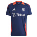 adidas MANCHESTER UNITED FC TRAINING JERSEY Pánsky futbalový dres, tmavo modrá, veľkosť