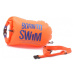 Plavecká bójka borntoswim float bag oranžová