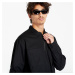 Košeľa Urban Classics Cotton Linen Half Zip Shirt Black