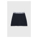 Dievčenská sukňa Tommy Hilfiger tmavomodrá farba, mini, rovný strih