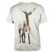 Aloha From Deer Lonely Red Deer Tričko TSH AFD1052 Beige