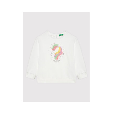 Dievčenské mikiny cez hlavu United Colors of Benetton