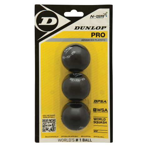 Squashová loptička Pro 3 ks Dunlop