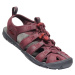 Keen Clearwater Cnx Leather Women Dámske sandále - koža 10011673KEN wine/red dahlia