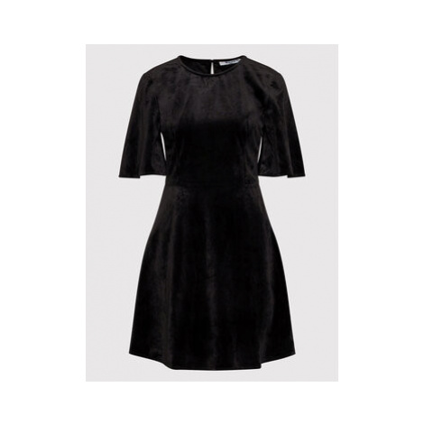 NA-KD Každodenné šaty Velvet 1100-004520-0002-581 Čierna Regular Fit