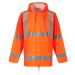 Yoko Hi-Vis priedušná bunda do dažďa HVS450 Fluorescent Orange