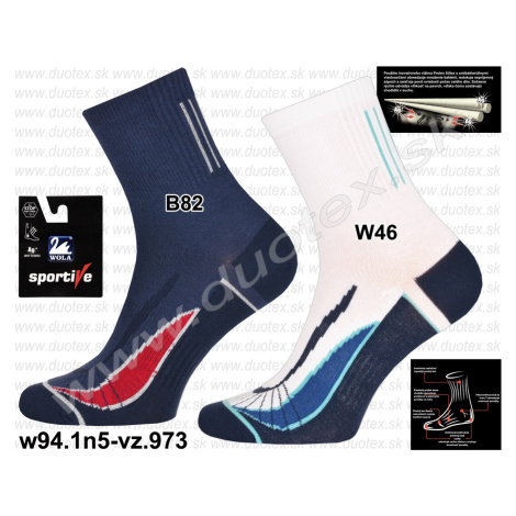 WOLA Športové ponožky w94.1n5-vz.973 W46