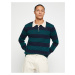 Koton Basic Knitwear Sweater Polo Collar Button Detailed