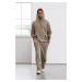 Trendyol Limited Edition Mink Oversize/Wide Cut Carpenter Sweatpants