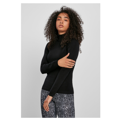 Women's basic turtleneck black